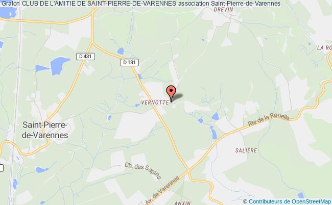 plan association Club De L'amitie De Saint-pierre-de-varennes Saint-Pierre-de-Varennes