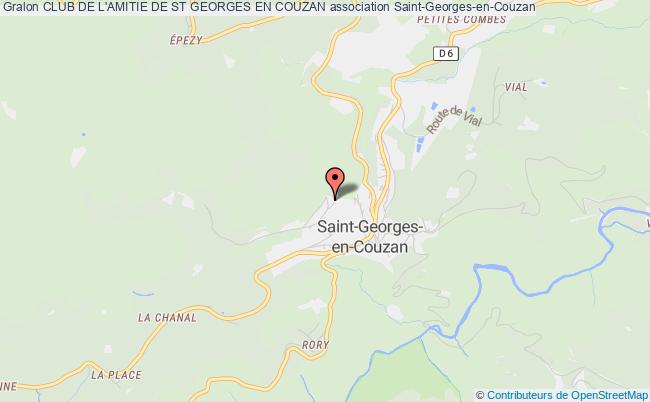 plan association Club De L'amitie De St Georges En Couzan Saint-Georges-en-Couzan