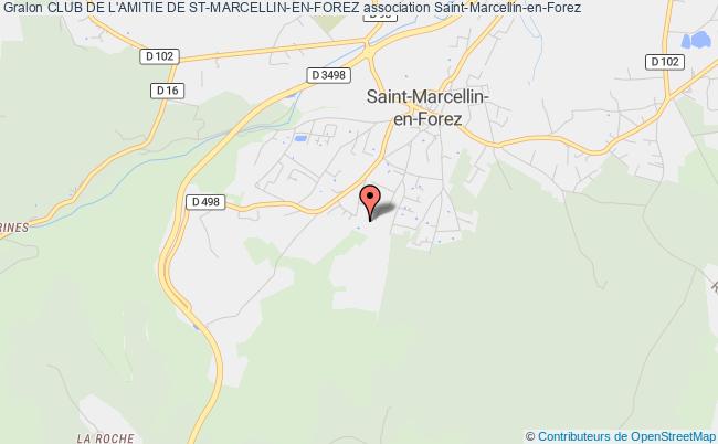 plan association Club De L'amitie De St-marcellin-en-forez Saint-Marcellin-en-Forez
