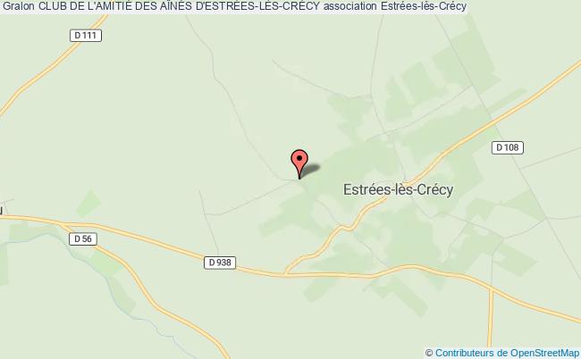 plan association Club De L'amitiÉ Des AÎnÉs D'estrÉes-lÈs-crÉcy Estrées-lès-Crécy