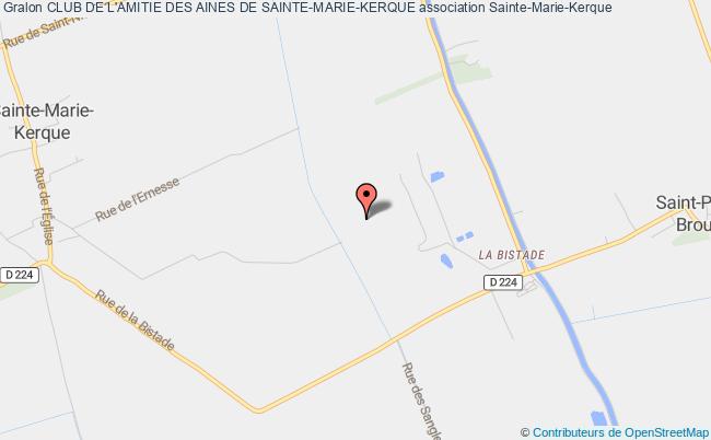 plan association Club De L'amitie Des Aines De Sainte-marie-kerque Sainte-Marie-Kerque