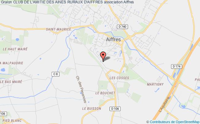 plan association Club De L'amitie Des Aines Ruraux D'aiffres Aiffres