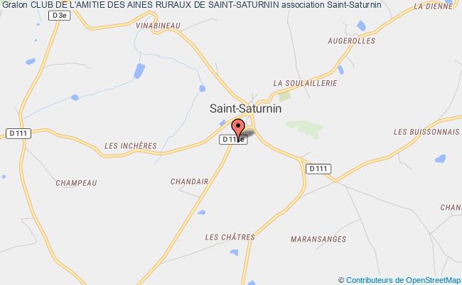 plan association Club De L'amitie Des Aines Ruraux De Saint-saturnin Saint-Saturnin