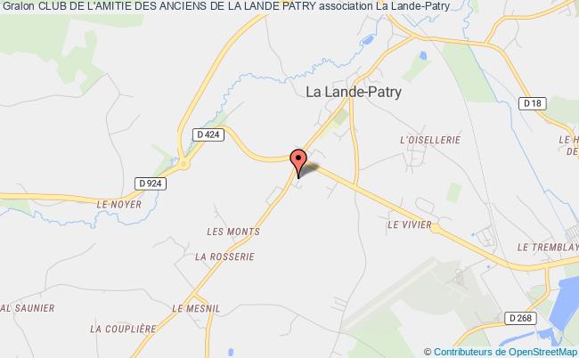 plan association Club De L'amitie Des Anciens De La Lande Patry La Lande-Patry