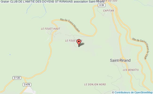 CLUB DE L'AMITIE DES DOYENS ST RIRANAIS