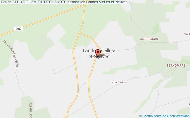 plan association Club De L'amitie Des Landes Landes-Vieilles-et-Neuves