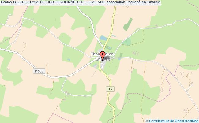 plan association Club De L'amitie Des Personnes Du 3 Eme Age Thorigné-en-Charnie