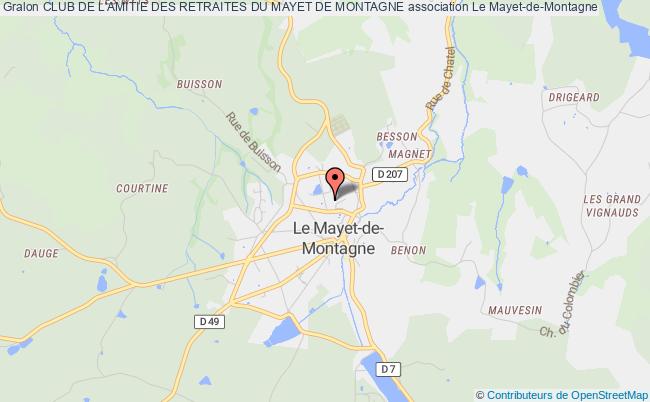 CLUB DE L'AMITIE DES RETRAITES DU MAYET DE MONTAGNE