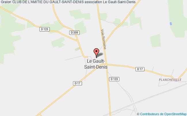 plan association Club De L'amitie Du Gault-saint-denis Le    Gault-Saint-Denis