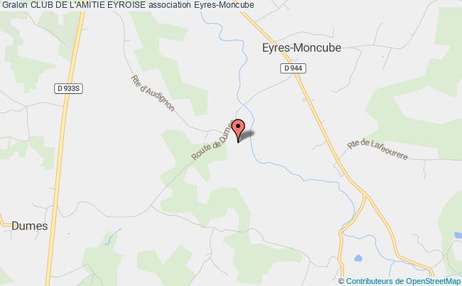 plan association Club De L'amitie Eyroise Eyres-Moncube