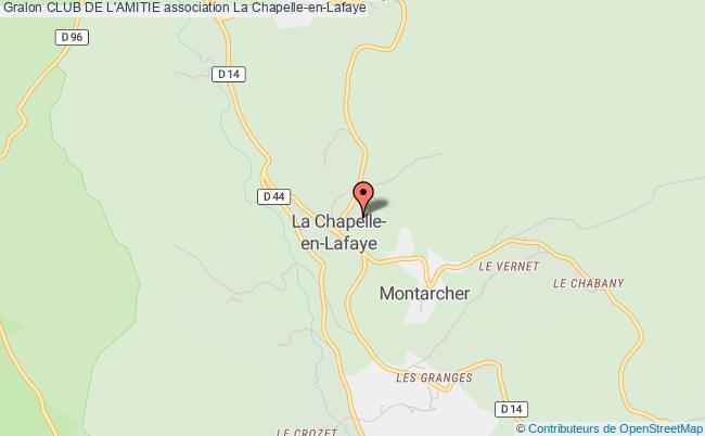 plan association Club De L'amitie La    Chapelle-en-Lafaye