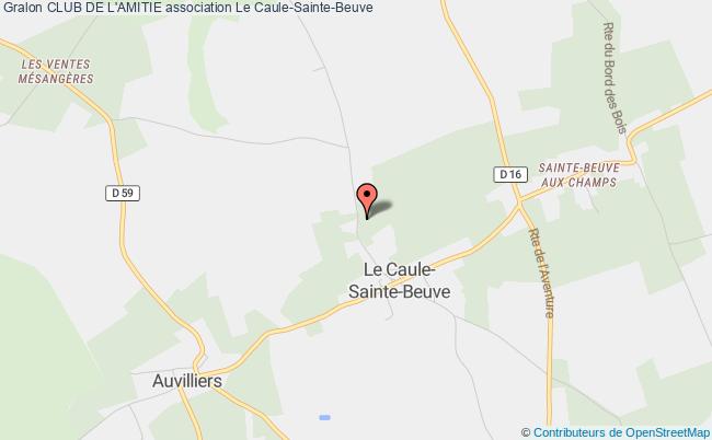 plan association Club De L'amitie Le    Caule-Sainte-Beuve