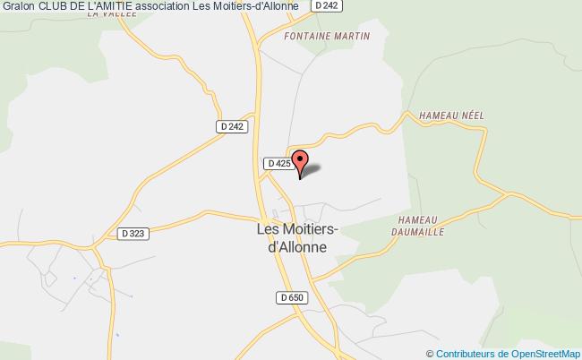 plan association Club De L'amitie Les   Moitiers-d'Allonne