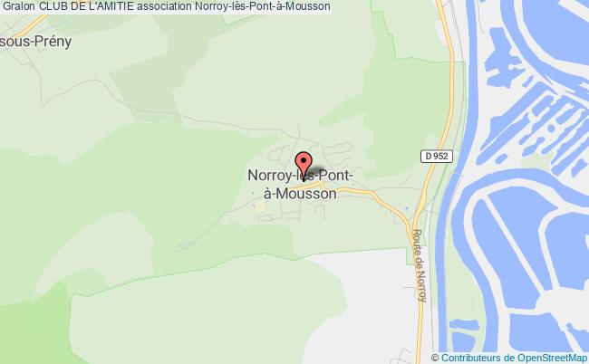 plan association Club De L'amitie Norroy-lès-Pont-à-Mousson