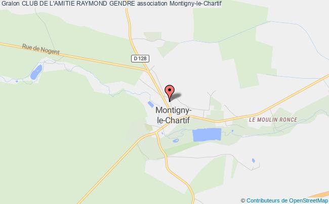 plan association Club De L'amitie Raymond Gendre Montigny-le-Chartif