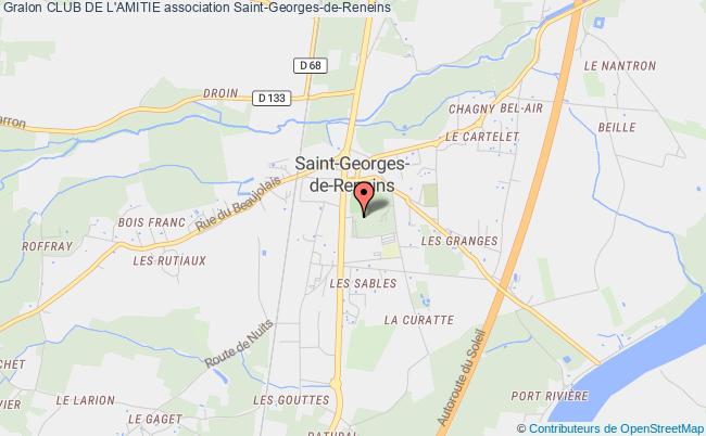 plan association Club De L'amitie Saint-Georges-de-Reneins
