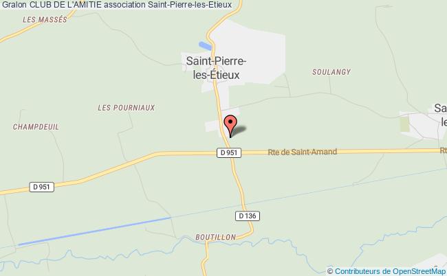 plan association Club De L'amitie Saint-Pierre-les-Étieux