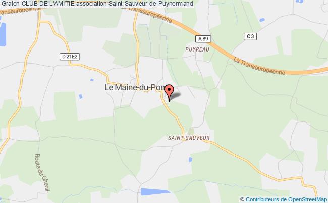 plan association Club De L'amitie Saint-Sauveur-de-Puynormand