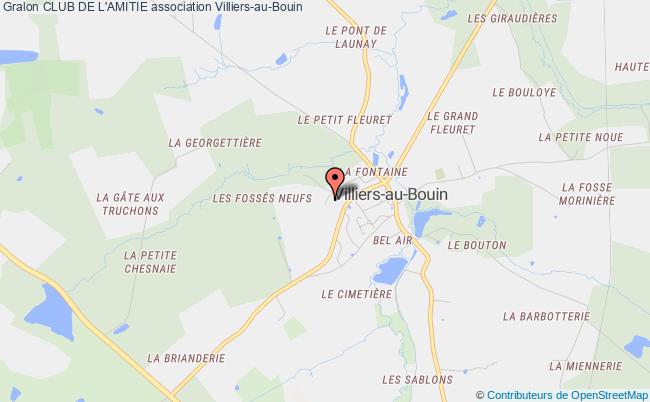 plan association Club De L'amitie Villiers-au-Bouin