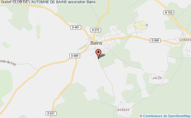plan association Club De L'automne De Bains Bains