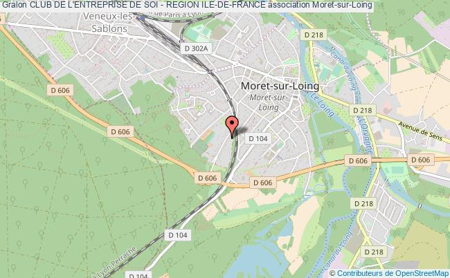 plan association Club De L'entreprise De Soi - Region Ile-de-france Moret-sur-Loing