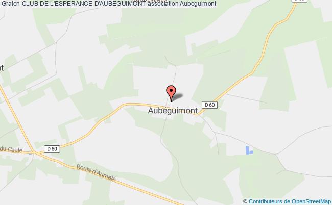 plan association Club De L'esperance D'aubeguimont Aubéguimont