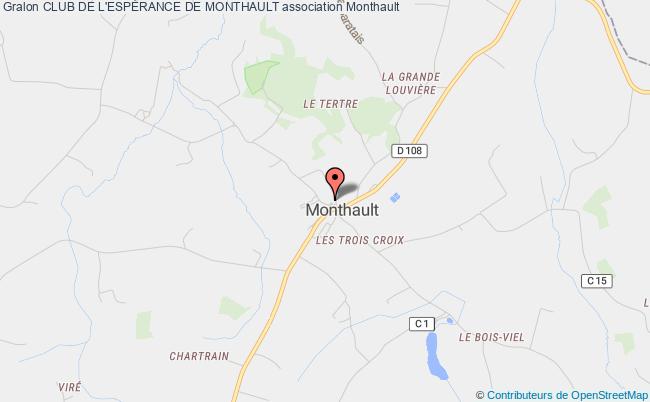 plan association Club De L'espÉrance De Monthault Monthault