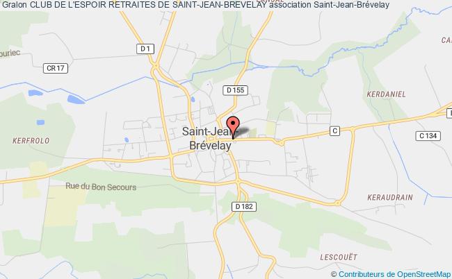 plan association Club De L'espoir Retraites De Saint-jean-brevelay Saint-Jean-Brévelay