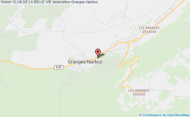 plan association Club De La Belle Vie Granges-Narboz