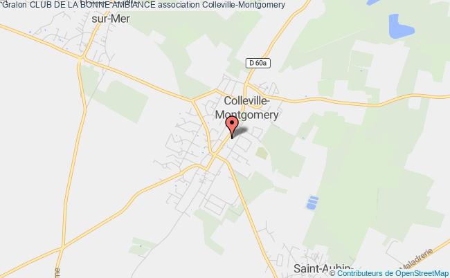 plan association Club De La Bonne Ambiance Colleville-Montgomery