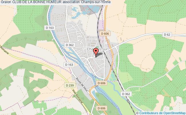 plan association Club De La Bonne Humeur Champs-sur-Yonne
