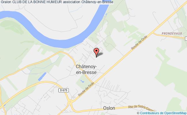 plan association Club De La Bonne Humeur Châtenoy-en-Bresse