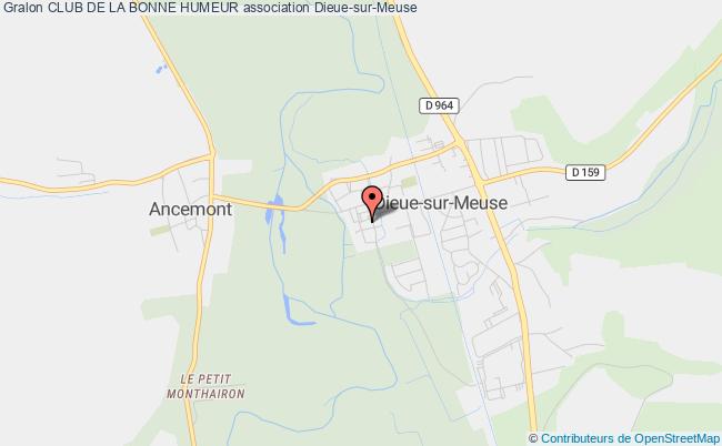 plan association Club De La Bonne Humeur Dieue-sur-Meuse