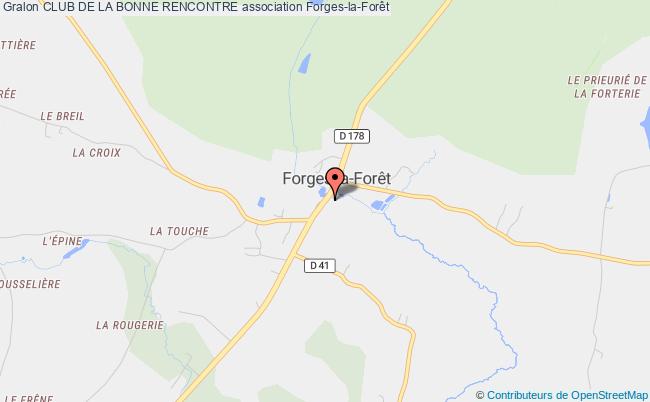 plan association Club De La Bonne Rencontre Forges-la-Forêt