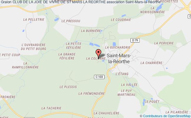 plan association Club De La Joie De Vivre De St Mars La Reorthe Saint-Mars-la-Réorthe