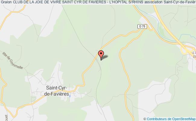 plan association Club De La Joie De Vivre Saint Cyr De Favieres - L'hopital S/rhins Saint-Cyr-de-Favières
