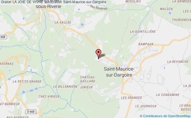 plan association Club De La Joie De Vivre Saint-Maurice-sur-Dargoire