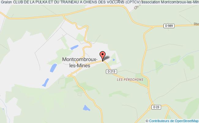 plan association Club De La Pulka Et Du Traineau A Chiens Des Volcans (cptcv) Montcombroux-les-Mines
