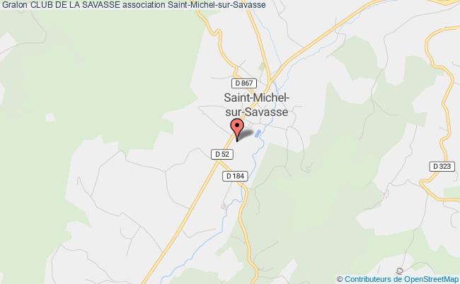 plan association Club De La Savasse Saint-Michel-sur-Savasse