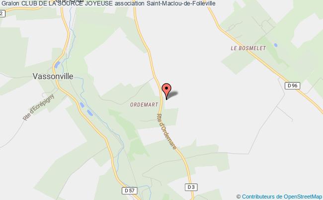 plan association Club De La Source Joyeuse 