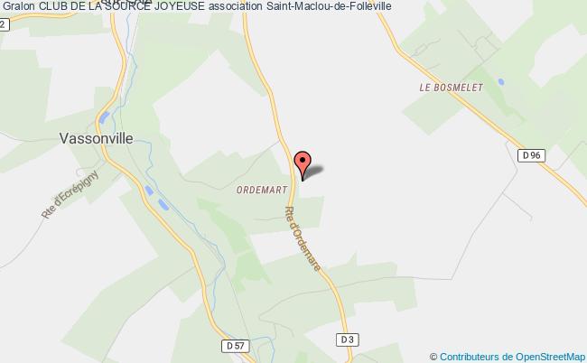 plan association Club De La Source Joyeuse Saint-Maclou-de-Folleville