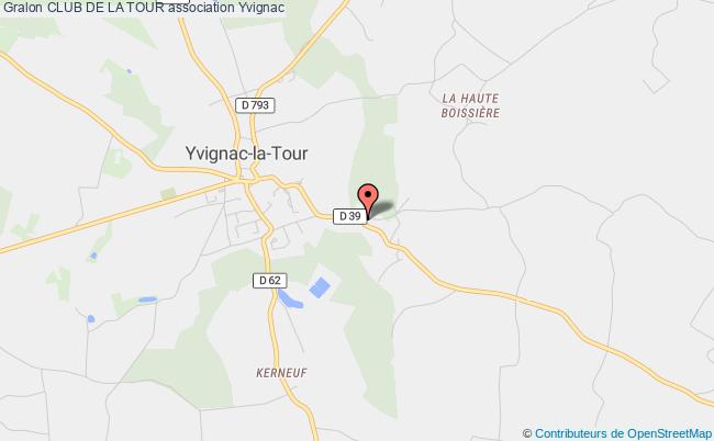 plan association Club De La Tour Yvignac-la-Tour