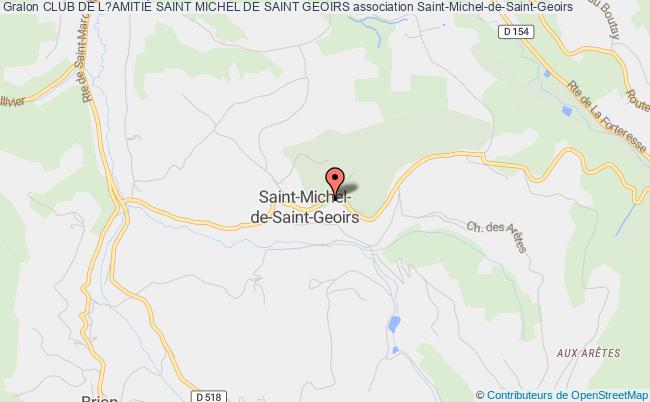 plan association Club De L?amitiÉ Saint Michel De Saint Geoirs Saint-Michel-de-Saint-Geoirs