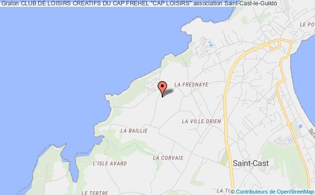 plan association Club De Loisirs Creatifs Du Cap Frehel "cap Loisirs" Saint-Cast-le-Guildo