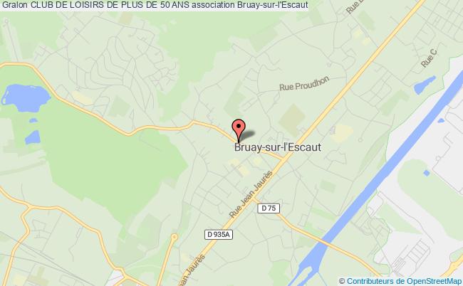 plan association Club De Loisirs De Plus De 50 Ans Bruay-sur-l'Escaut
