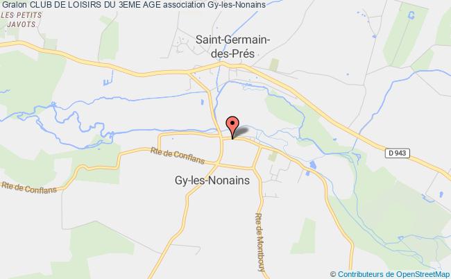 plan association Club De Loisirs Du 3eme Age Gy-les-Nonains