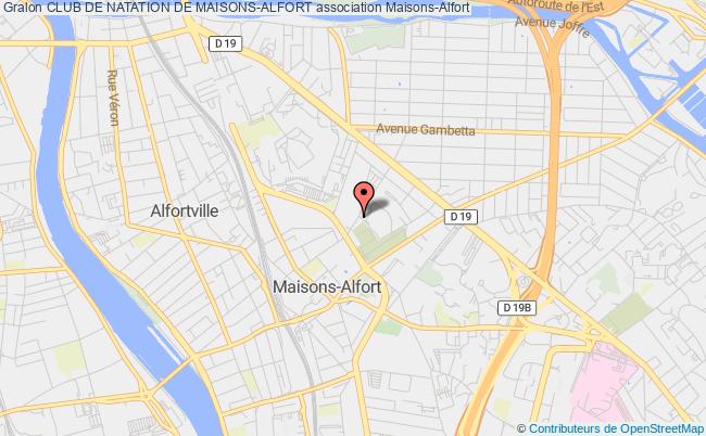 plan association Club De Natation De Maisons-alfort Maisons-Alfort