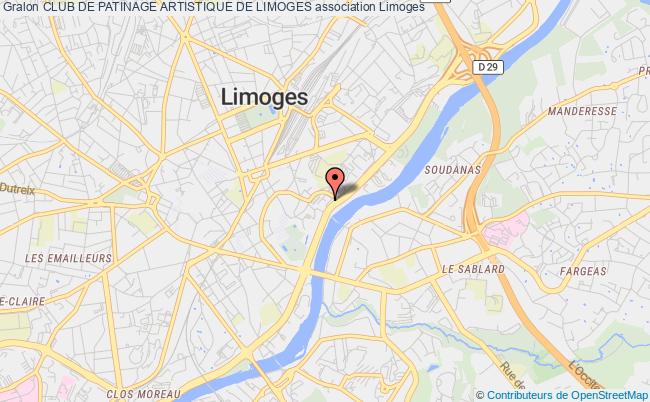plan association Club De Patinage Artistique De Limoges Limoges