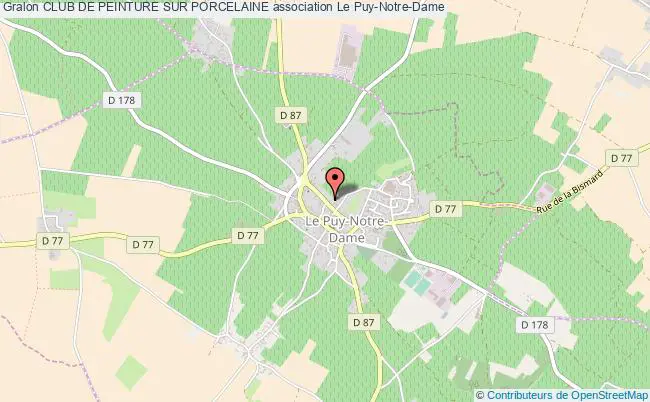plan association Club De Peinture Sur Porcelaine Le    Puy-Notre-Dame