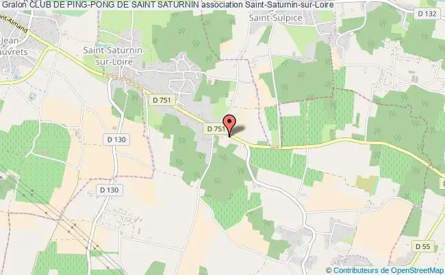plan association Club De Ping-pong De Saint Saturnin Saint-Saturnin-sur-Loire